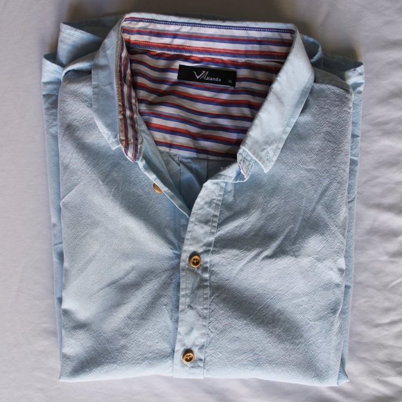 Pale Blue Short Sleeve Button Down (LAST CHANCE!!) - Picture 2 of 6